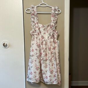 Arula Floral Tie Baby Doll Dress